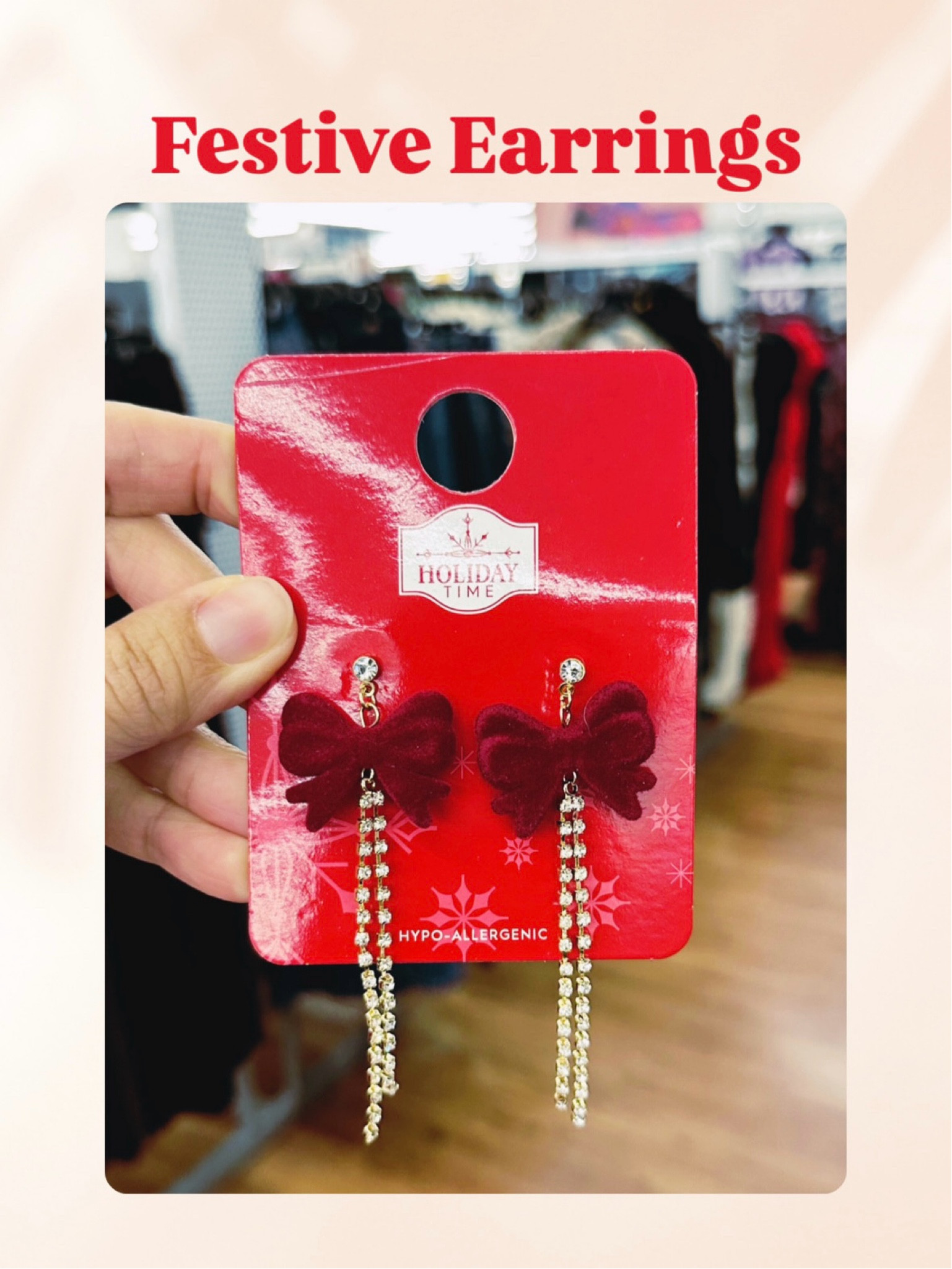 Add a touch of sparkle to your holiday look with these stunning bow and diamanté detail earrings from Walmart ✨ Perfect for any festive occasion—and at an affordable price! #HolidayStyle 

Holiday accessories 
Christmas earrings
Bow details
Thanksgiving
Holiday party outfit
Christmas outfit
Walmart



#LTKGiftGuide #LTKCyberWeek #LTKHoliday