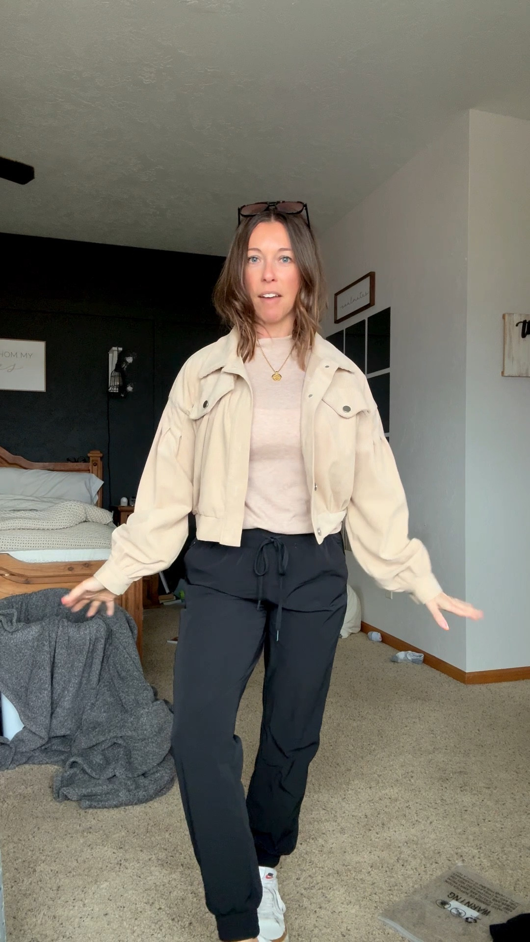 Easy spring outfit with a basic tee + joggers. 

#LTKOver40 #LTKSaleAlert #LTKootd