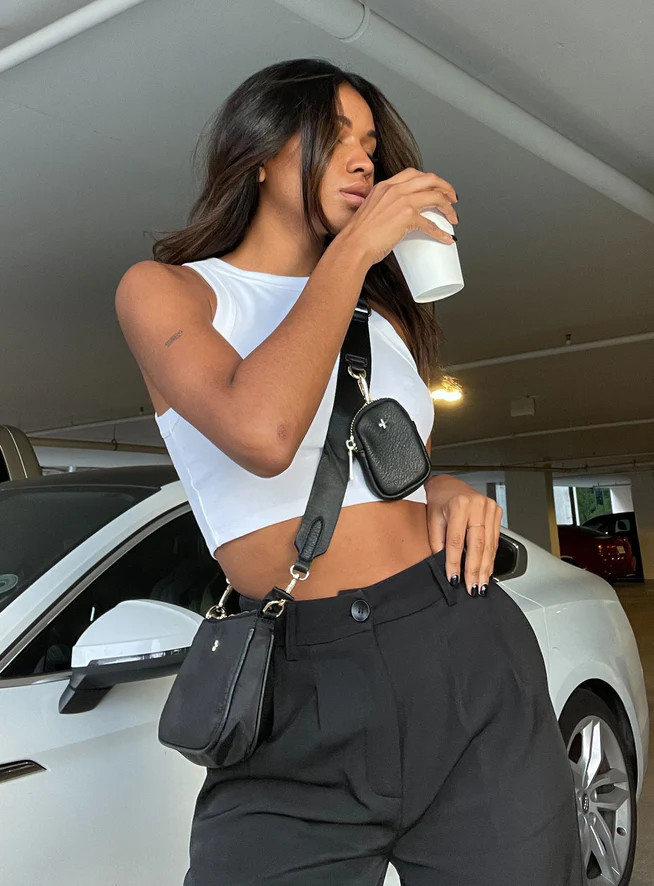 Peta & Jain Pheonix Black Nylon Bag | Princess Polly US