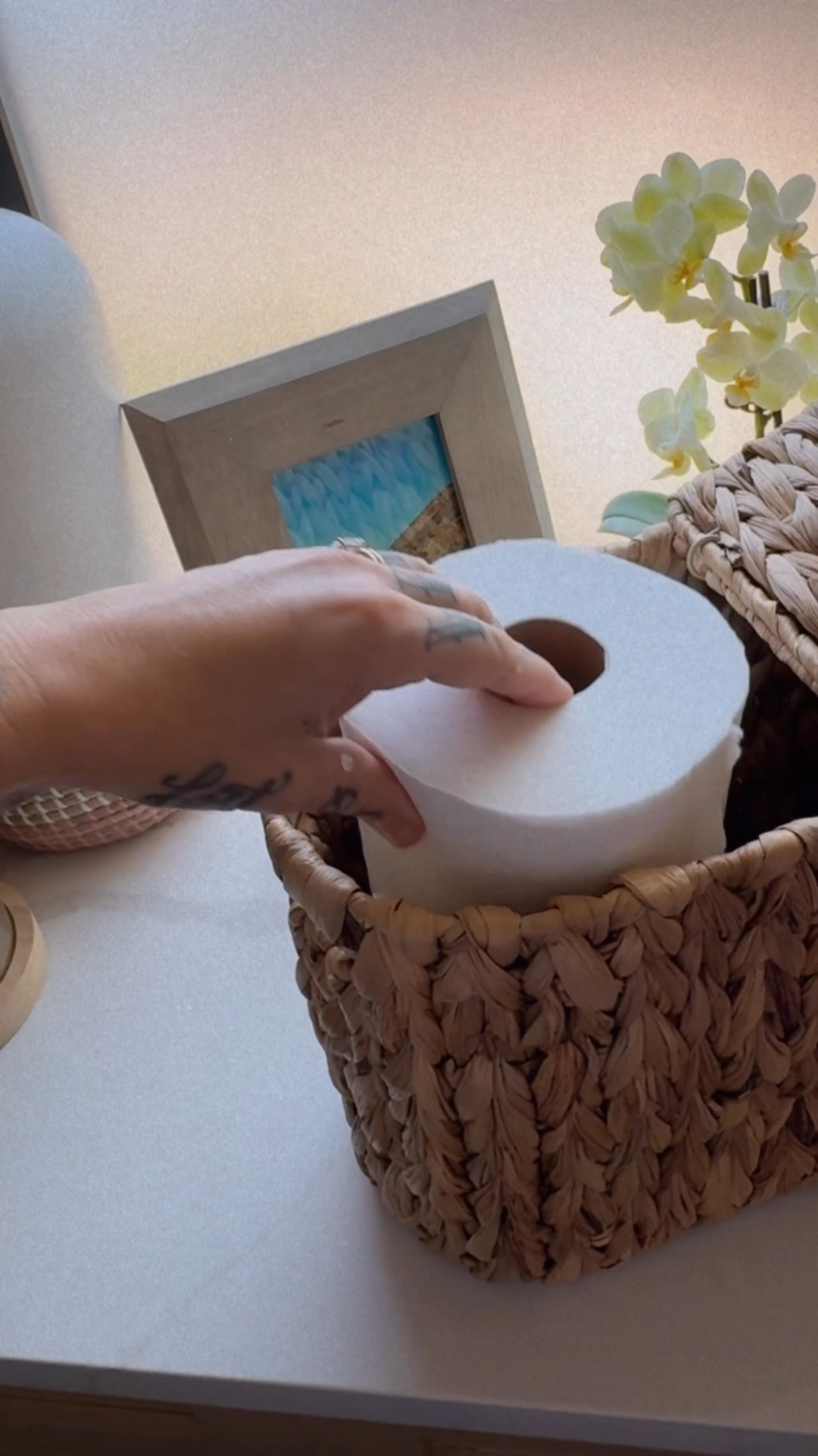 Struggled for so long to find a nice, attractive TP 🧻 holder. This is it!! And it has a matching Kleenex holder too. 🙌🏽

#LTKHome
