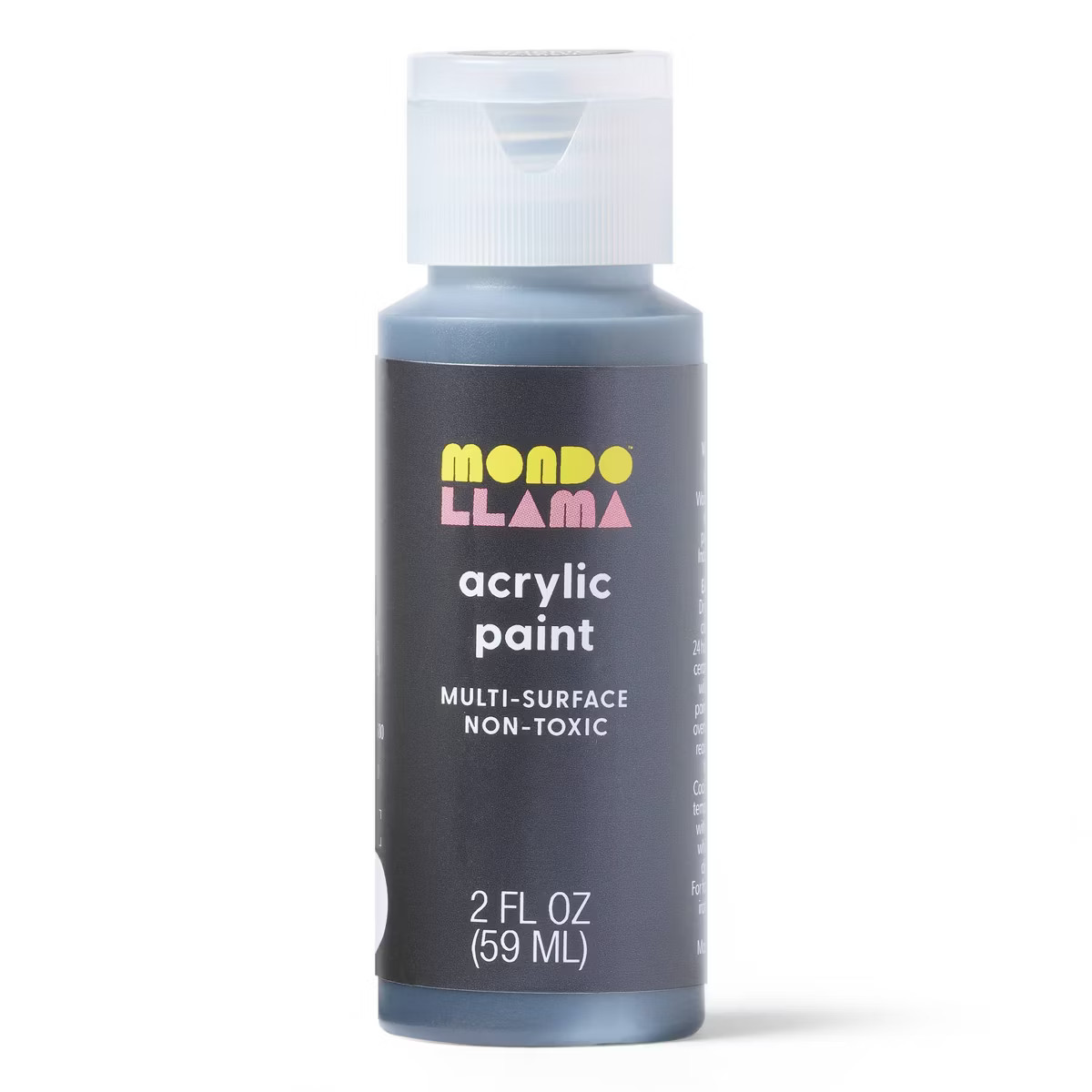 2oz Metallic Acrylic Paint Galactic Graphite - Mondo Llama™ | Target