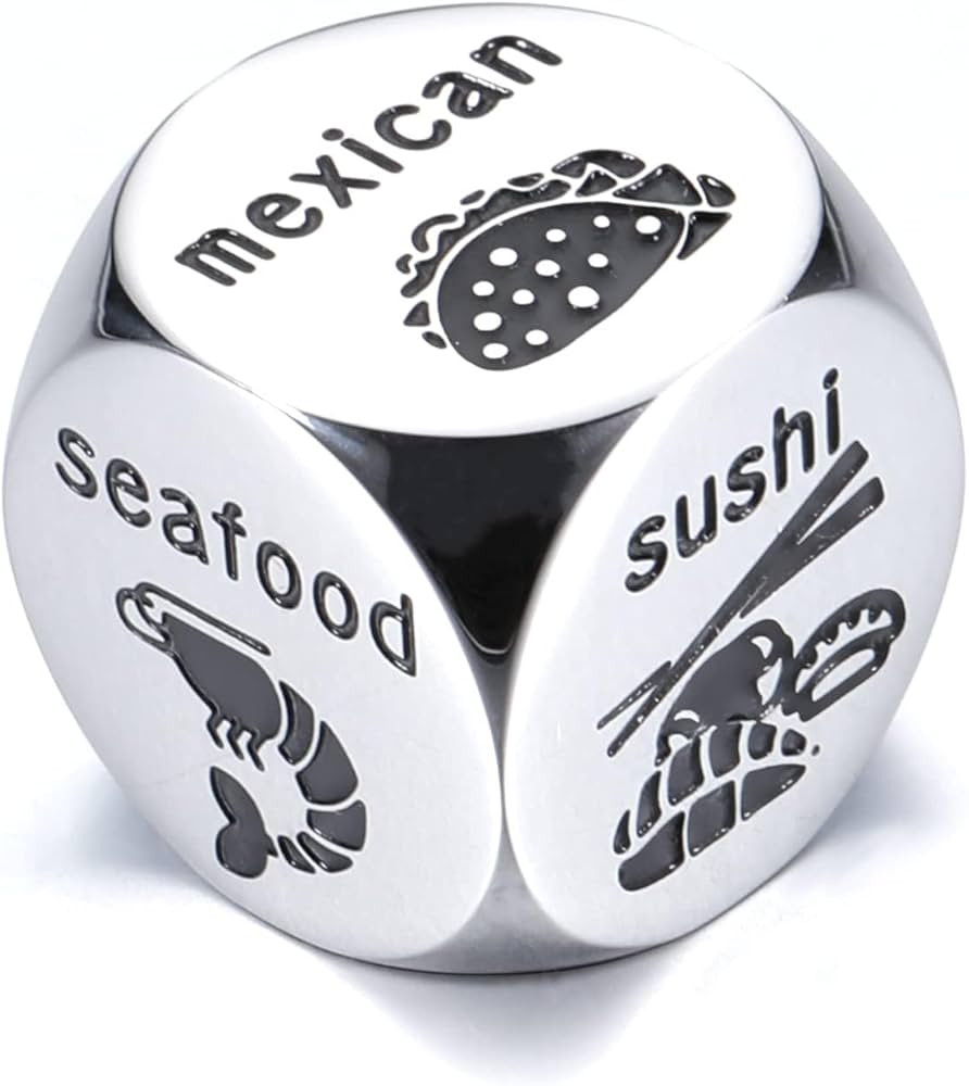 Valentines Day Gifts Food Dice Funny Boyfriend Gifts, Christmas Stocking Stuffers, Anniversary Bi... | Amazon (US)