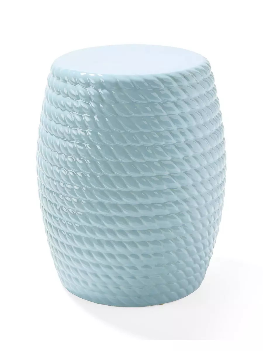 DescriptionCast ceramic, cobbled and glazed. A textured table, for a drink or a vase.
Dimensions ... | Serena and Lily