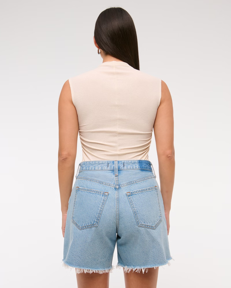 Women's Curve Love High Rise Loose Short | Women's Bottoms | Abercrombie.com | Abercrombie & Fitch (US)