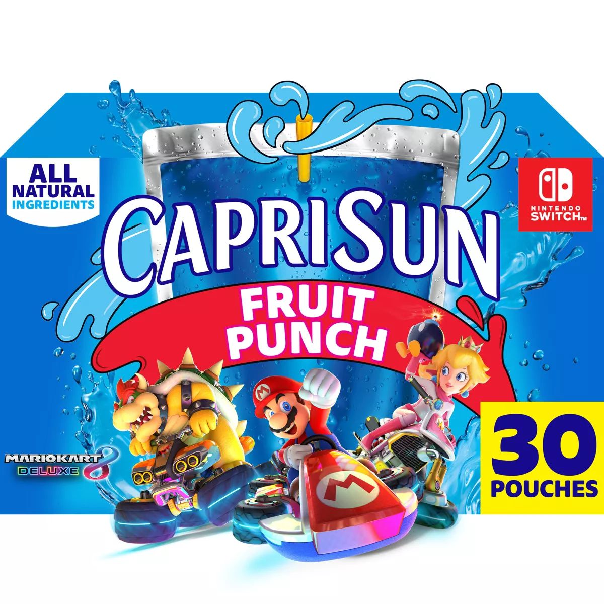 Capri Sun Fruit Punch Value Pack - 30pk/6 fl oz Pouches | Target