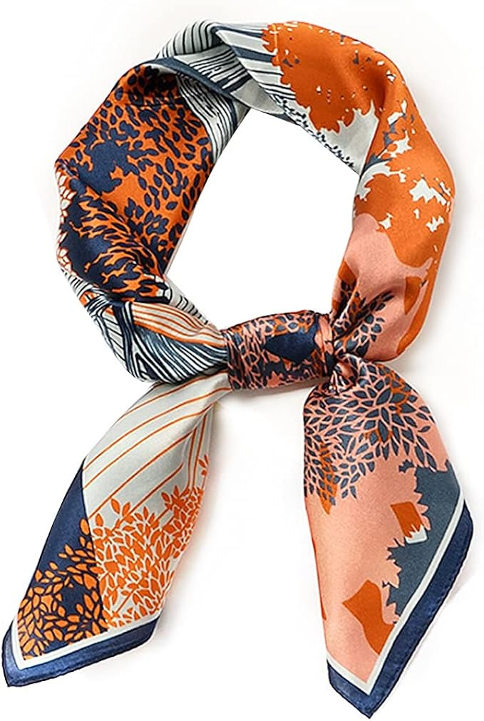 MEISEE 100% Pure Mulberry Silk Scarf 27"'x27(in) Square Scarf Head Scarf Neck scarf Headscarf for... | Amazon (US)