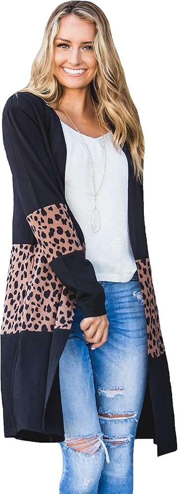 Tickled Teal Women’s Soft Long Sleeve Pocket Cardigan | Amazon (US)