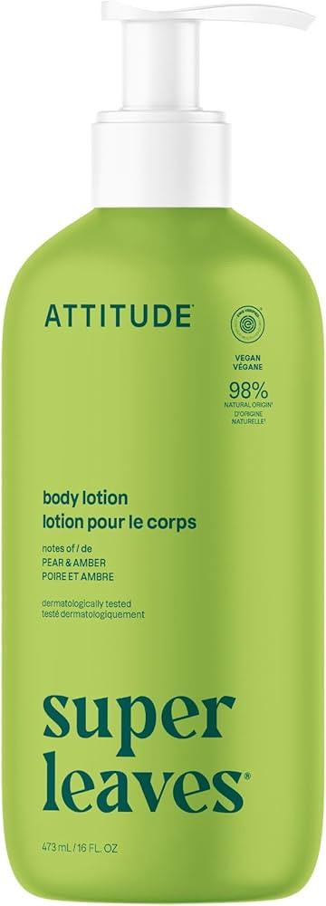 ATTITUDE Body Lotion, EWG Verified, Vegan & Cruelty-Free, Hydrating Moisturizer for Dry Skin, Non... | Amazon (US)