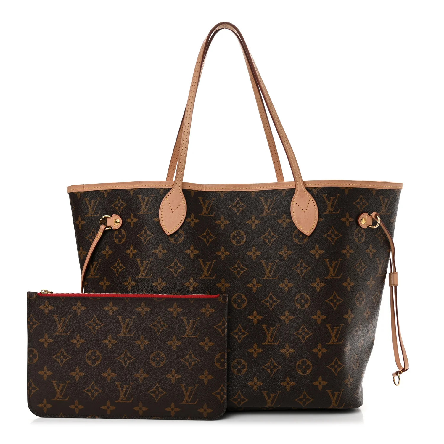 Monogram Neo Neverfull MM Cherry | FASHIONPHILE (US)