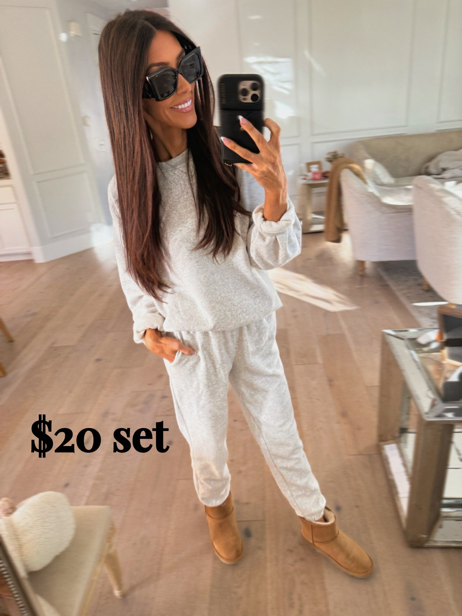 Cozy girl vibes for less ✨ This Walmart sweatsuit set is only $20 total — $10 sweatshirt + $10 joggers 🙌 Perfect for fall errands, lounging, or school drop-off chic 🍂 #WalmartFashion #LTKStyle #AffordableOOTD #LTKUnder50 #CozyChic #FallFashion2025 #LTKFinds #BudgetFriendlyStyle #walmartfinds 

#LTKGiftGuide #LTKStyleTip #LTKSeasonal
