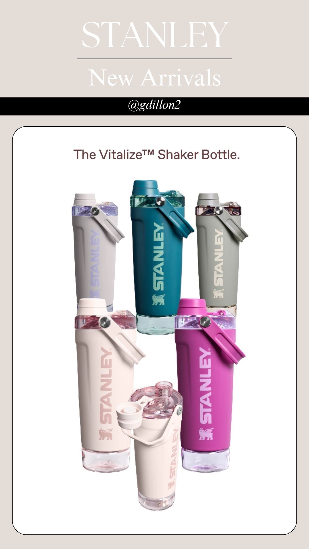 New Arrivals: The Vitalize Shaker Bottle 

#LTKfitnessgoals #LTKTravel #LTKU