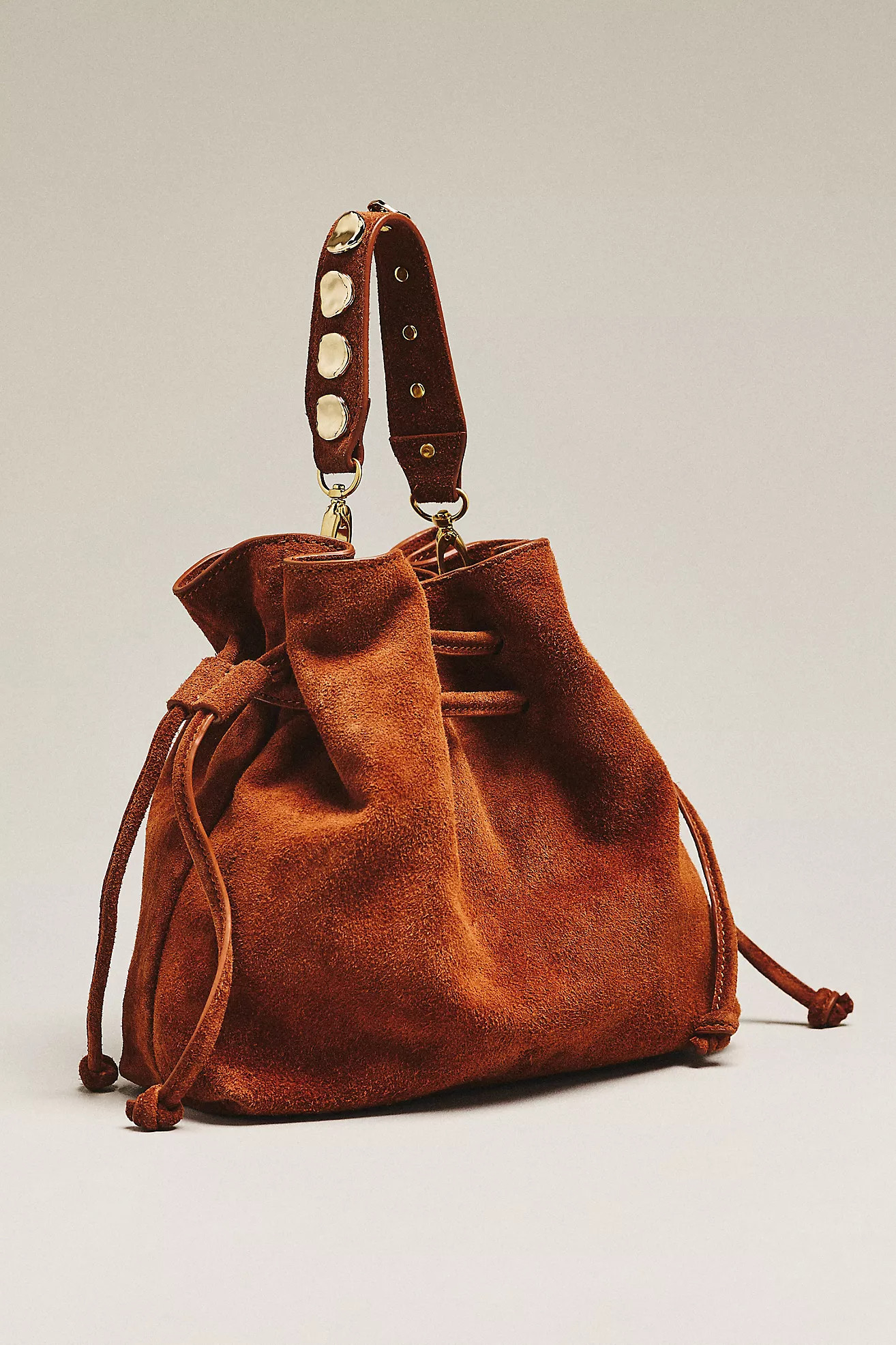 btb Los Angeles Remy Suede Bucket Bag | Anthropologie (US)
