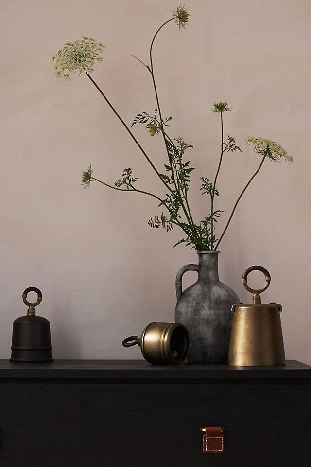 Amber Lewis for Anthropologie Decorative Brass Cowbell | Anthropologie (US)