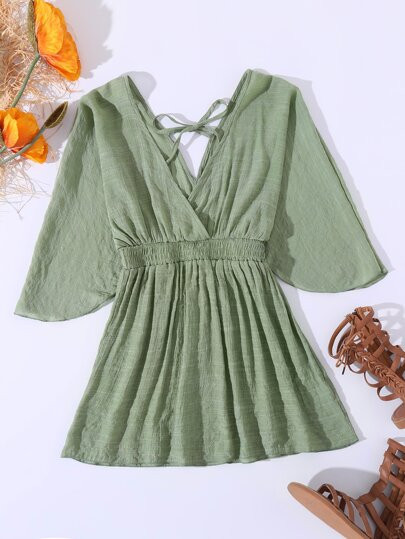 Plain Corset Cover Up | SHEIN