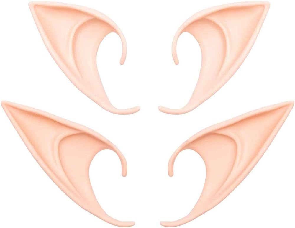 GREAT&LUCKY Cosplay Fairy Pixie Elf Ears - Soft Pointed Tips Anime Party Dress Up Costume Masquer... | Amazon (US)