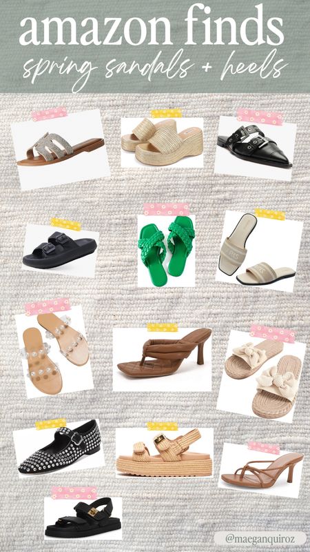 Amazon spring sanda and heel round up! 

#amazon #sandals #heels #springshoes 

#LTKSeasonal #LTKshoecrush #LTKfindsunder50