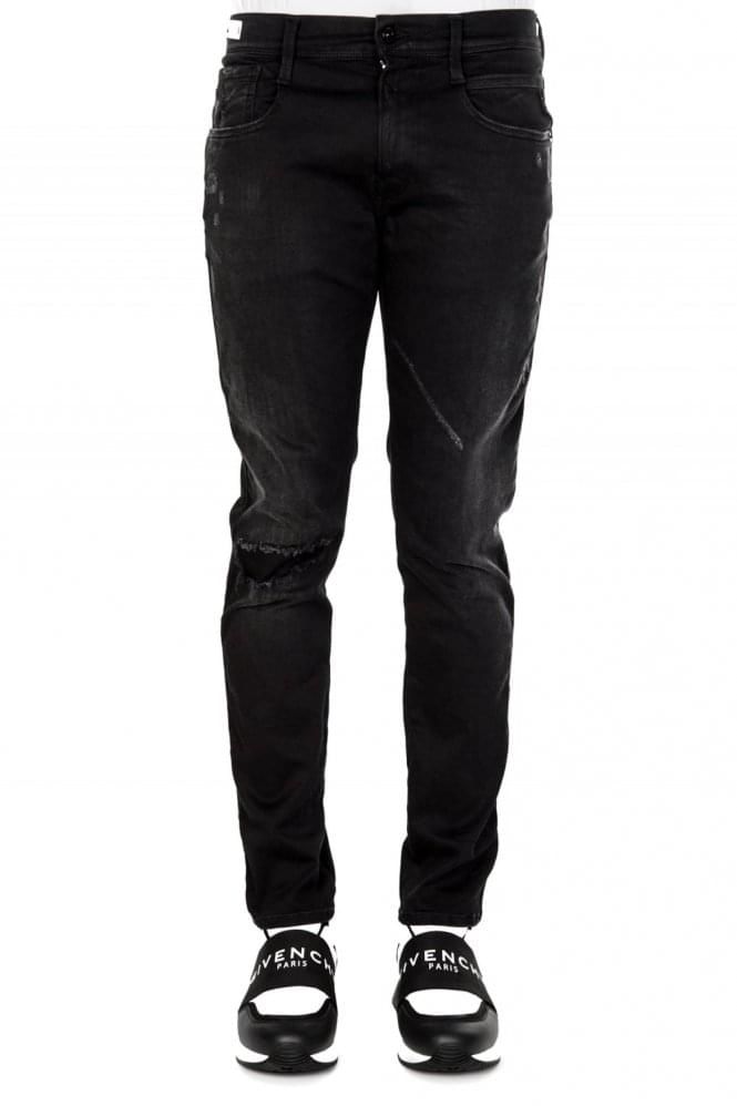 Replay Anbass Black Jeans | Circle Fashion