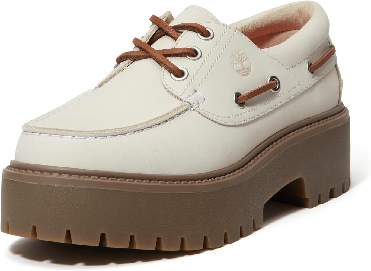 Timberland Women's Stone Street Platform Boat Shoe | Amazon (US)