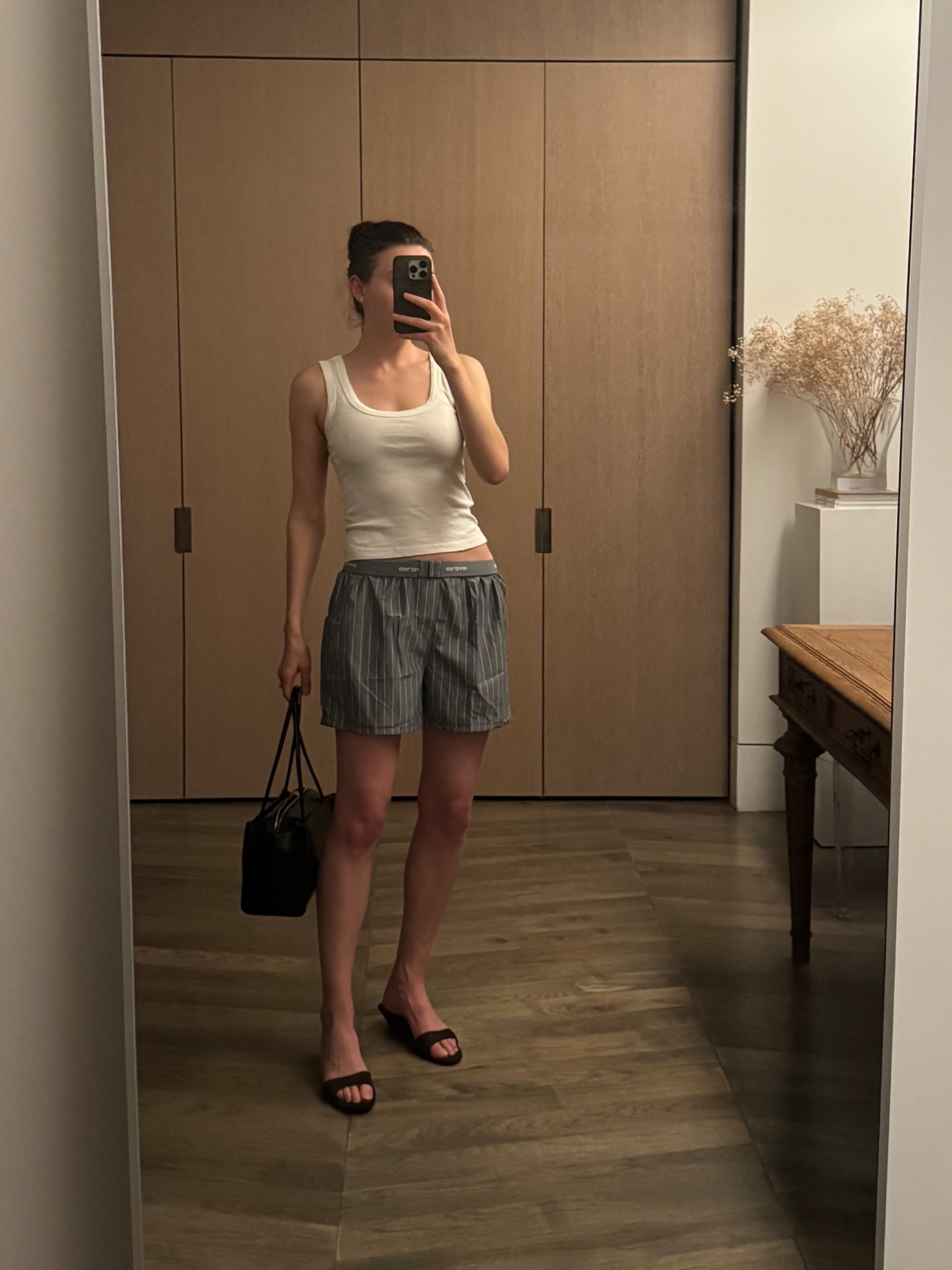 Wearing a small tank and medium boxers 

#LTKFindsUnder100 #LTKShoeCrush #LTKStyleTip