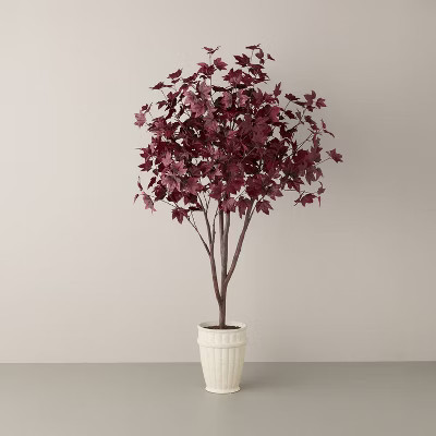 72" Artificial Fall Maple Tree - Hearth & Hand™ with Magnolia | Target