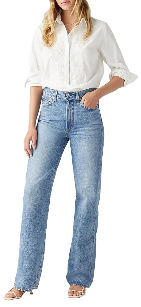 Levi's Women's Ribcage Wide Leg Jeans | Amazon (UK)