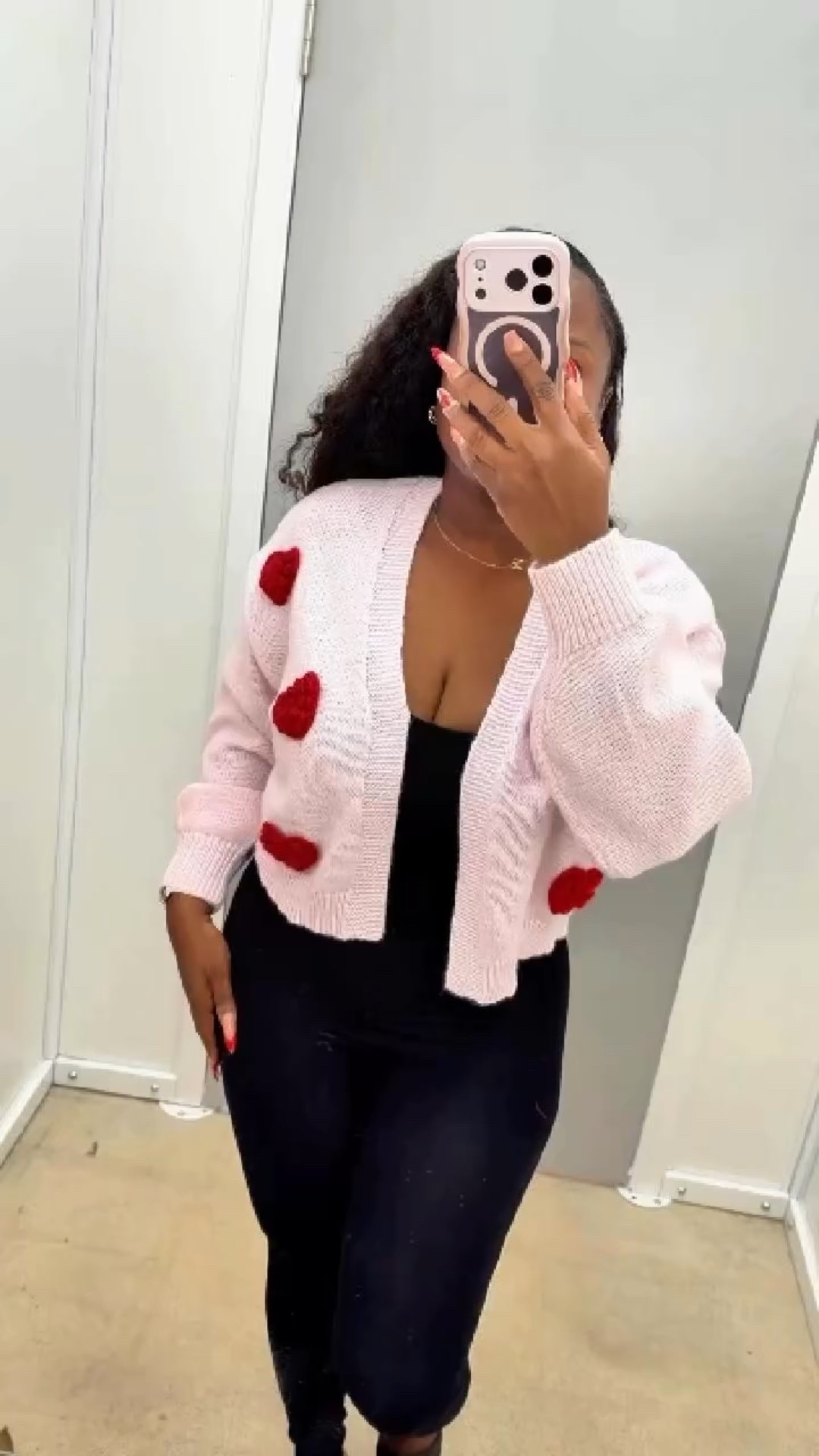 These are cute, comfy, and actually wearable whether you’re doing date night, girls’ night, or just want to feel good running errands.

Stitch sweatshirt : M
Mickey sweatshirt: M
Pink tie front V-neck: M
Heart Cardigan: M
Outfit details + sizing are on my LTK 🤍

Which look was your favorite?

#walmartfinds #walmartfashion #valentinesdayoutfit #momstyle

#LTKmomlife #LTKgrwm #LTKSaleAlert