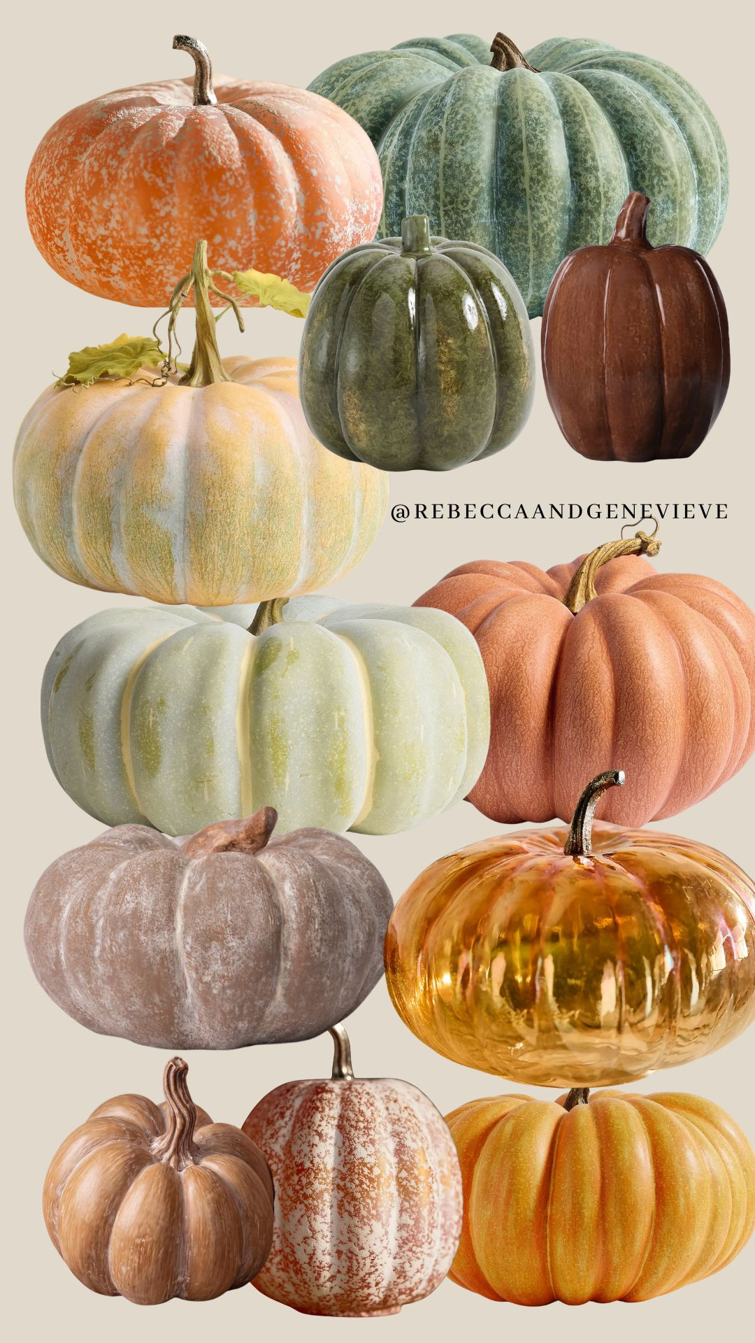 A few faux pumpkins for the season 🎃 

 #LTKSeasonal #LTKHome