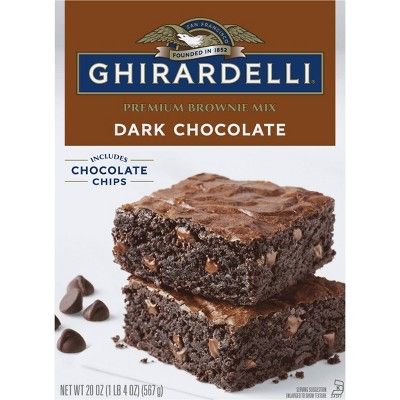 Ghirardelli Dark Chocolate Brownie Mix - 20oz | Target