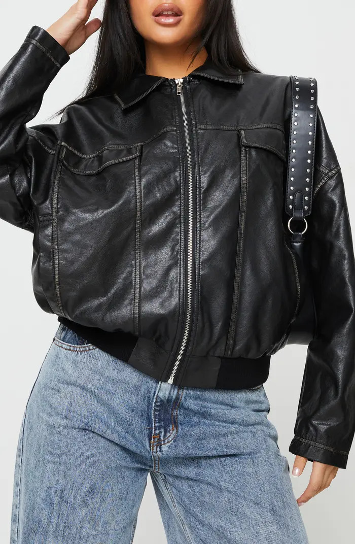 Tanza Faux Leather Jacket | Nordstrom