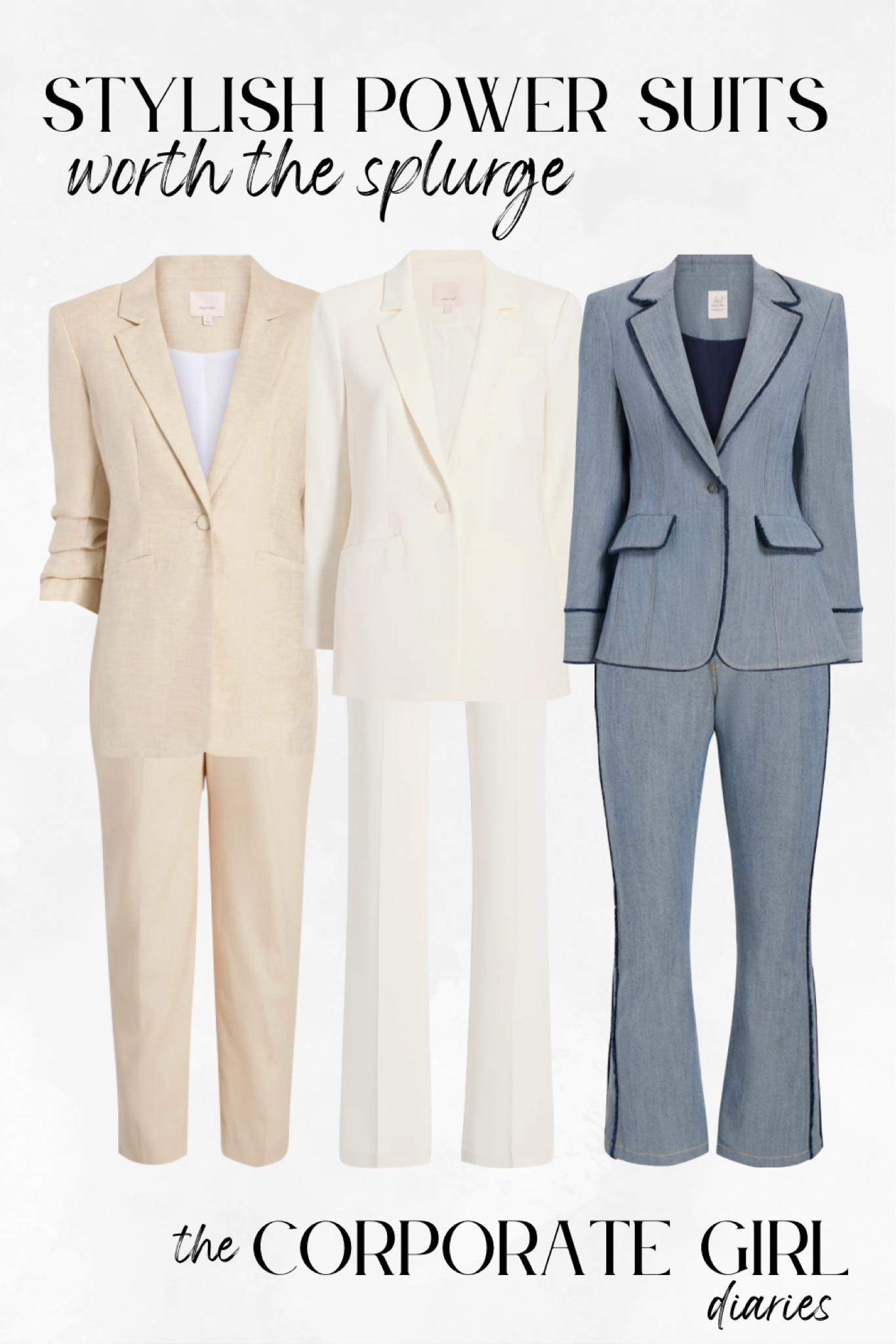 Elevate your career wardrobe with a Cinq à Sept power suit! This corporate outfit highlights confidence and sophistication, perfect corporate outfits. Invest in style with this must-have career outfit, ideal for professional settings and corporate spring fashion. 

#LTKstyletip #LTKworkwear #LTKfindsunder50