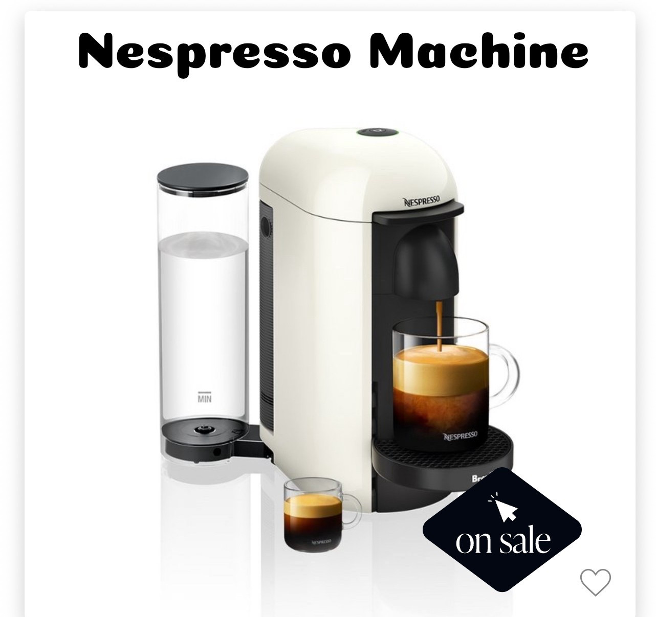 Lowest price ever for my amazing Nespresso Machinee

#LTKSaleAlert #LTKHome