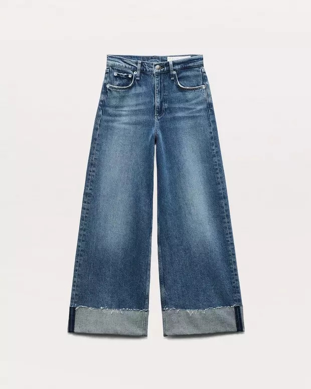 Sofie Ankle-Length Wide-Leg Jeans | rag & bone