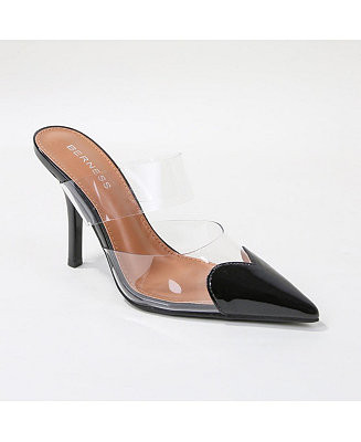 Canice Heart Tipped Clear Mules - Macy's | Macy's