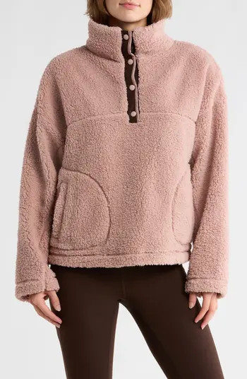 Z by Zella High Pile Fleece Pullover | Nordstromrack | Nordstrom Rack