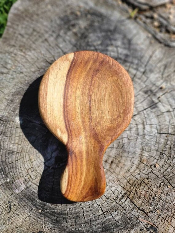 Handmade Wooden Spoon Rest Canary Wood Kitchen Decor - Etsy | Etsy (US)