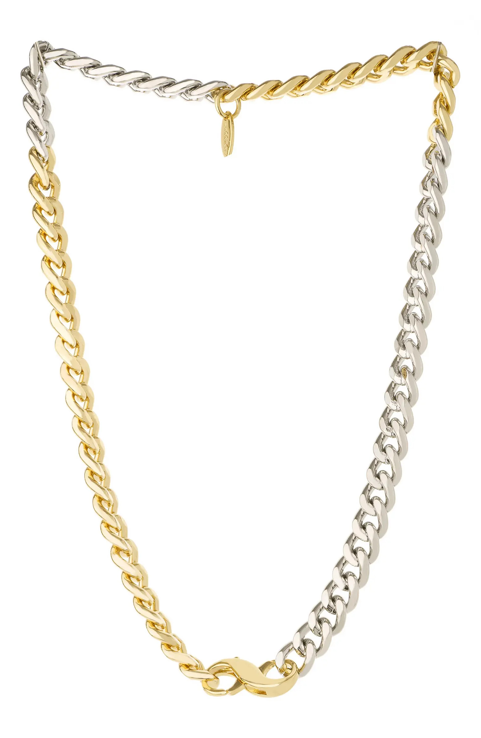 Mixed Finish Chain Necklace | Nordstrom