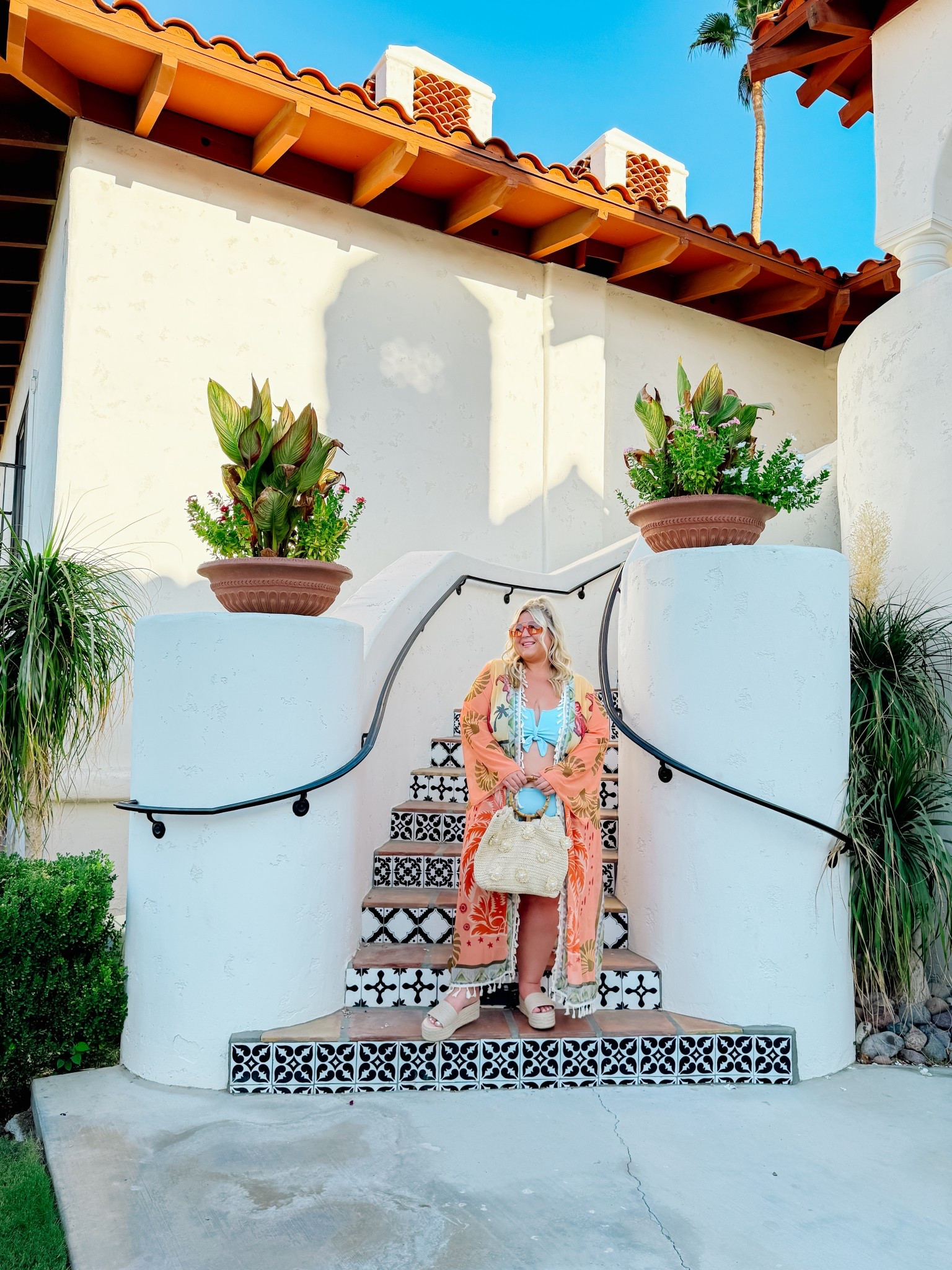 Swim outfit! Wearing size 3x in the swimsuit  

#LTKPlusSize #LTKTravel