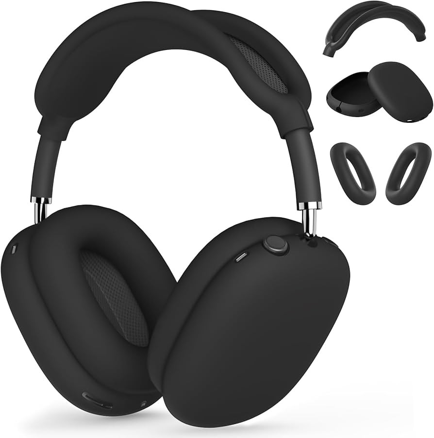 Silicone Case Cover for AirPods Max, Ear Pad Case Cover/Ear Cups Cover/Headband Cover for AirPods... | Amazon (US)