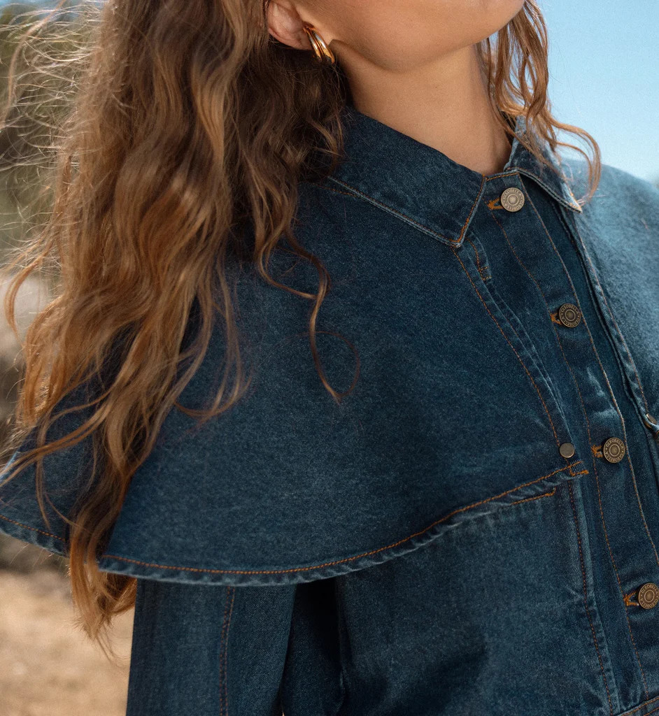 Clarke Jacket | Dark Denim | Cleobella