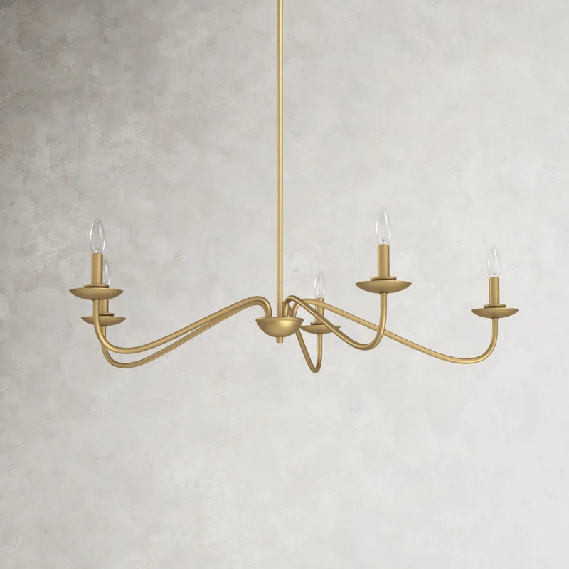 Ally 5 - Light Dimmable Classic / Traditional Chandelier | Wayfair North America