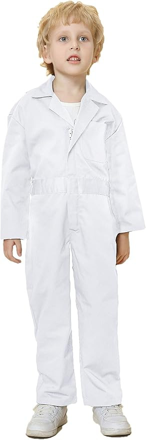 TopTie Kid's Coverall for Boys, Mechanic Halloween Suit Costume, Flight Suit, Mechanic Jumpsuit | Amazon (US)