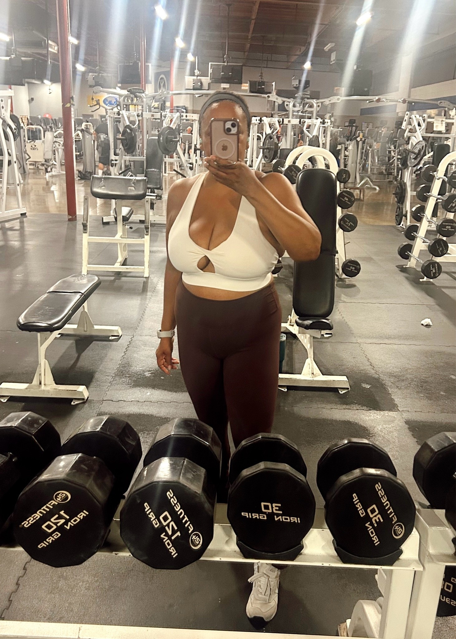 Another morning at the gym! 💪🏾
Top and leggings size xl

#LTKMidsize #LTKOver40 #LTKActive