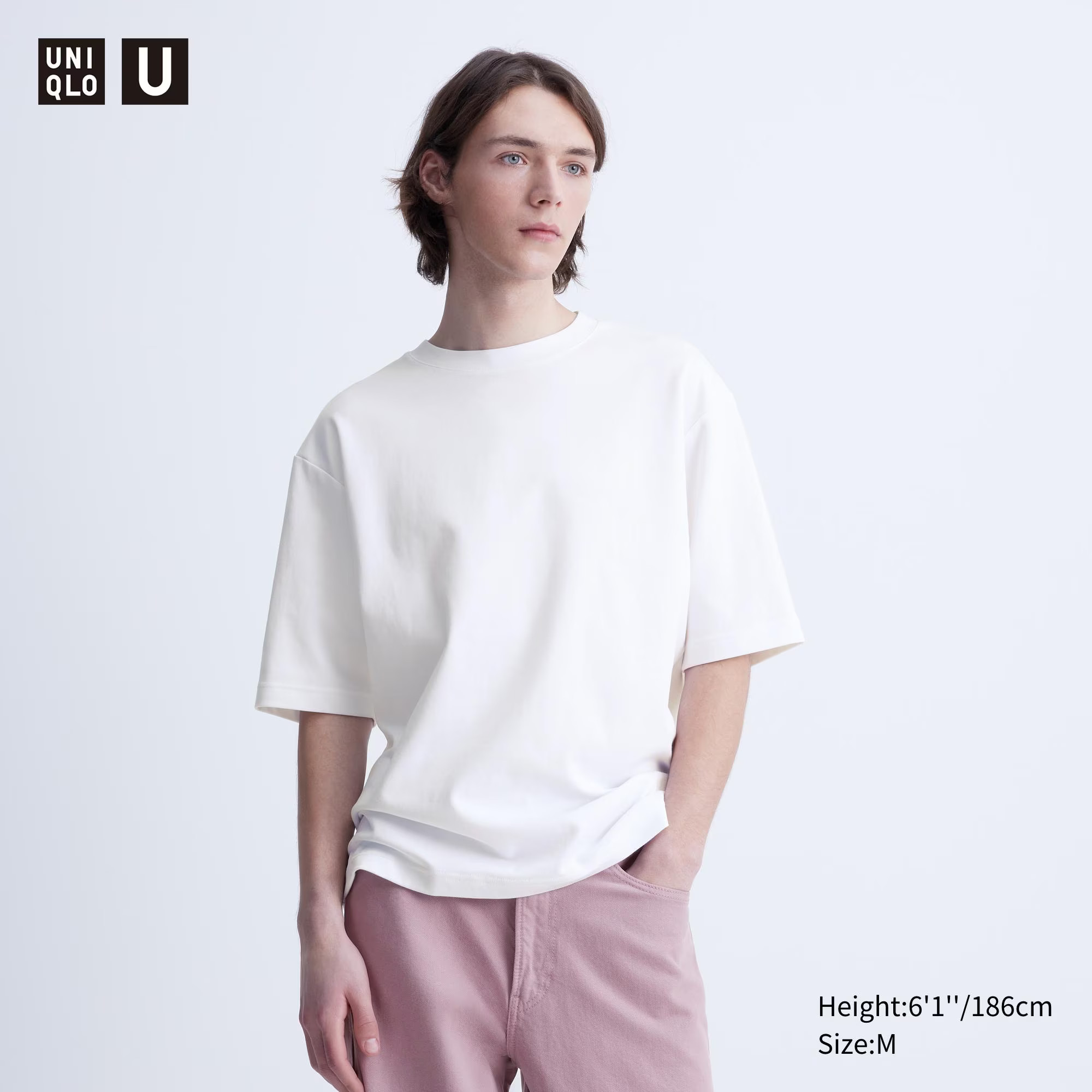 Airism Cotton Oversized Crew Neck Half-Sleeve T-Shirt White 2XL UNIQLO US | UNIQLO (US)