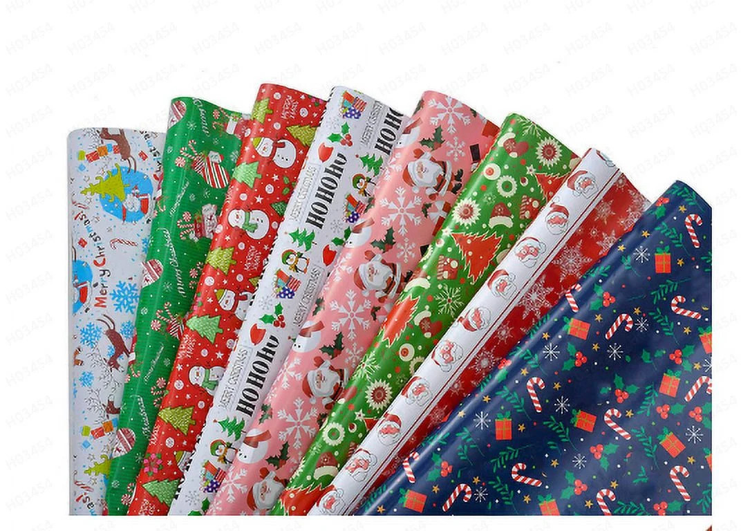 Christmas Rolled Wrapping Paper Value Pack - Jumbo Gift Wrap Rolls, Square Feet Total, Nutcracker... | Walmart (US)