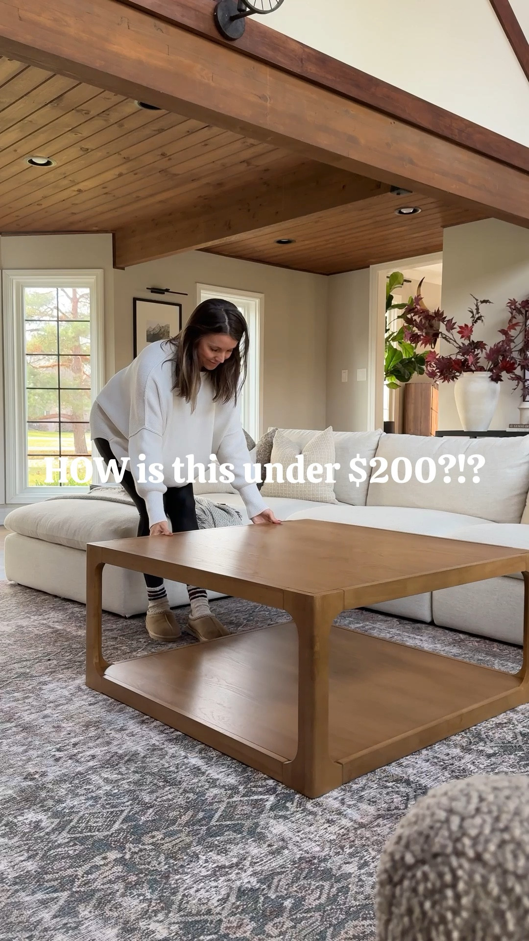 BACK IN STOCK but not for long!!! This gorgeous coffee table is the perfect size, style & color and is only $188!! 🤯🤯 been sold out for months but went back in stock today 🙌🏼🙌🏼

#LTKHome #LTKStyleTip #LTKSaleAlert