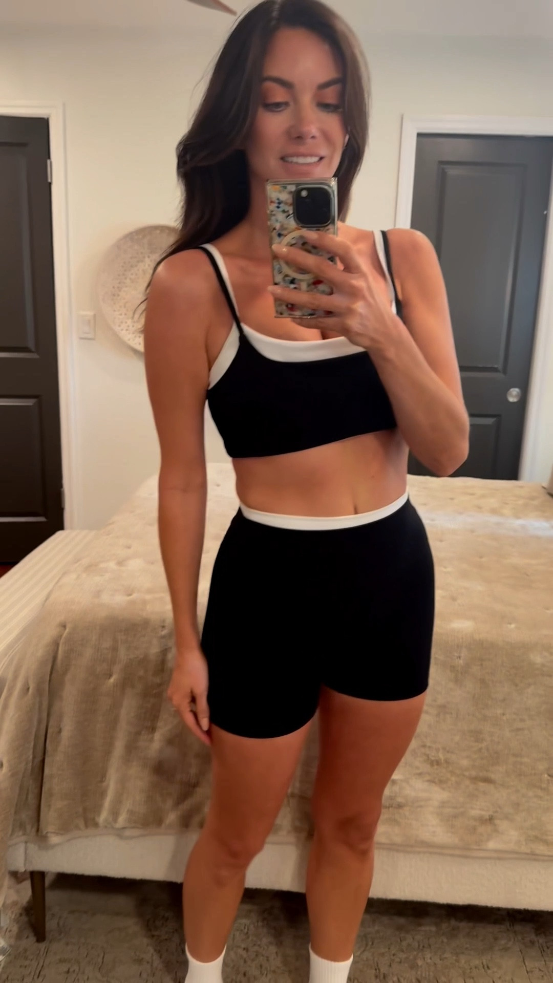 Workout set from @goldhinge #pilatesfit #workout #girlswhoworkout #goldhinge