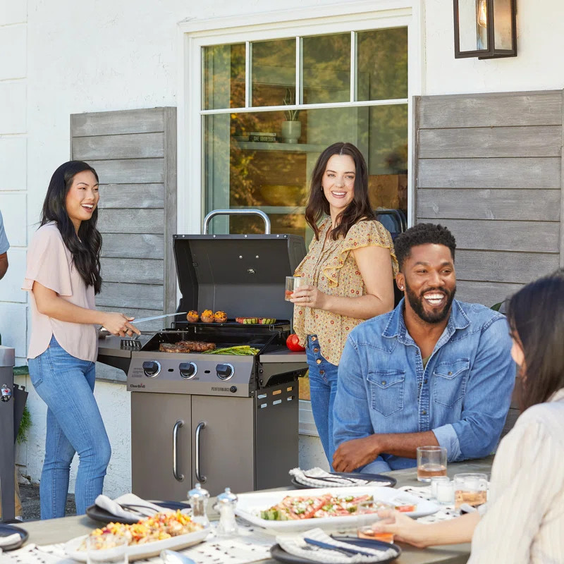 Char-Broil Performance Series 3-Burner Propane Gas Grill Cabinet | Wayfair North America