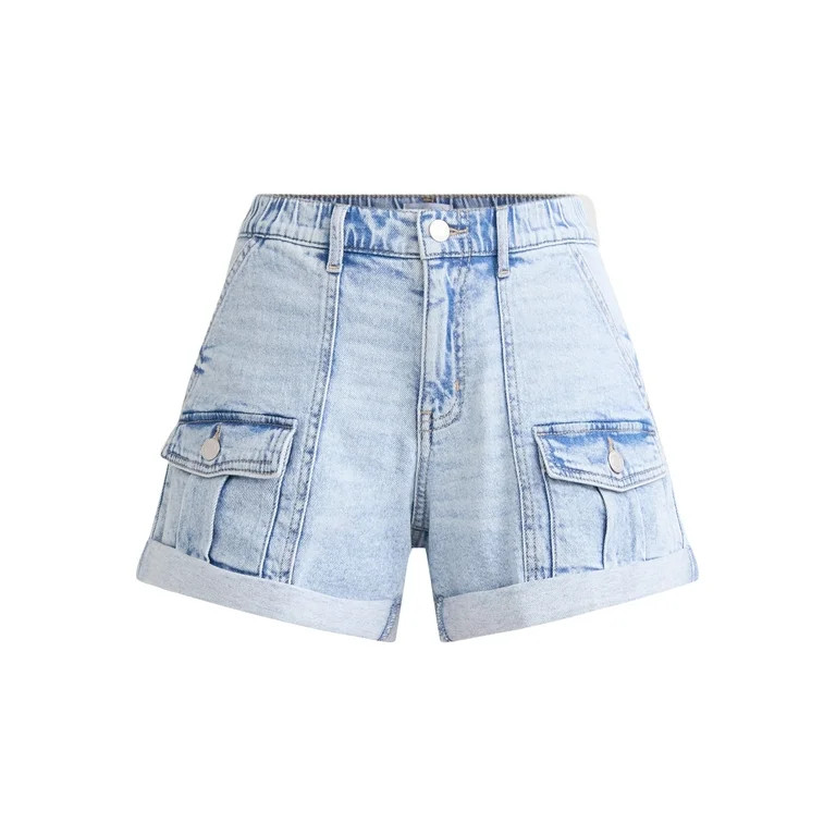 Time and Tru Women's Utility Short, 4" Inseam, Size Range 2-20 - Walmart.com | Walmart (US)