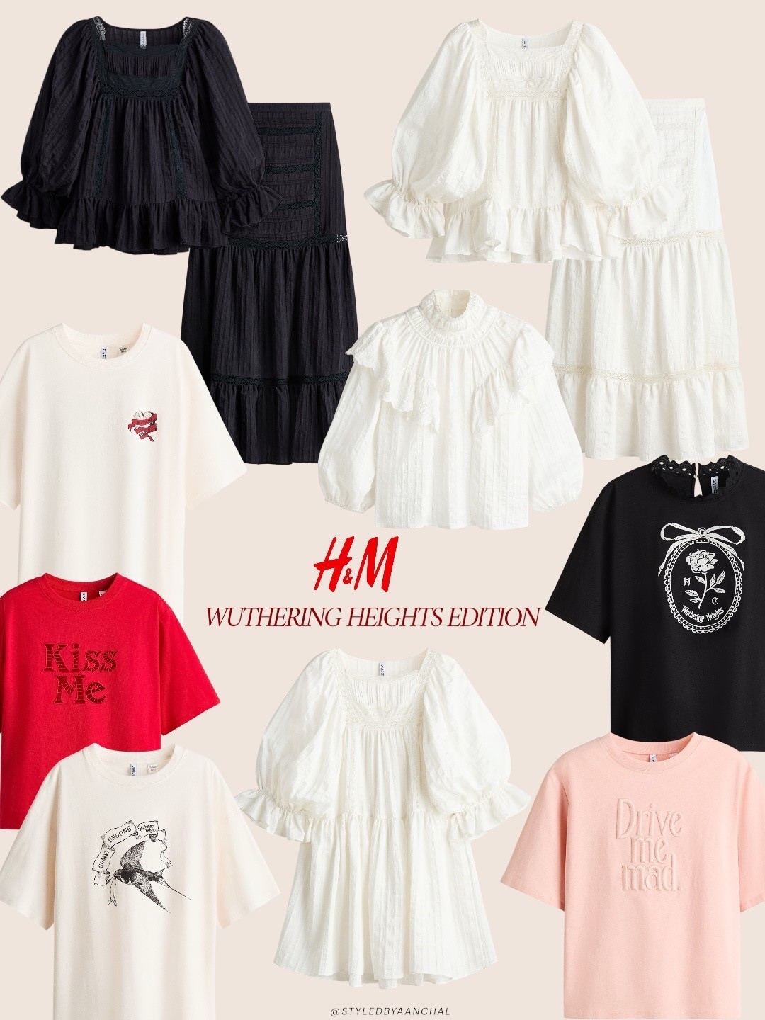 Hm new arrivals (wuthering heights edition)


Hm 
New arrivals 
Summer set
Lace skirt
Graphic t shirt
Wuthering heights 

#LTKValentine #LTKgrwm #LTKNYFW