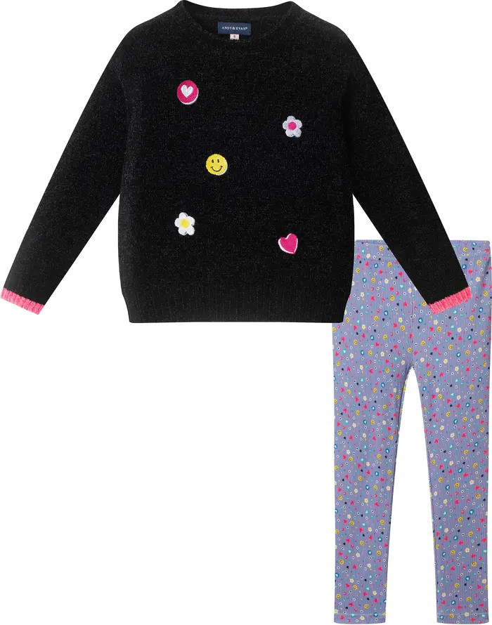 Kids' Chenille Sweater & Leggings Set | Nordstrom Rack